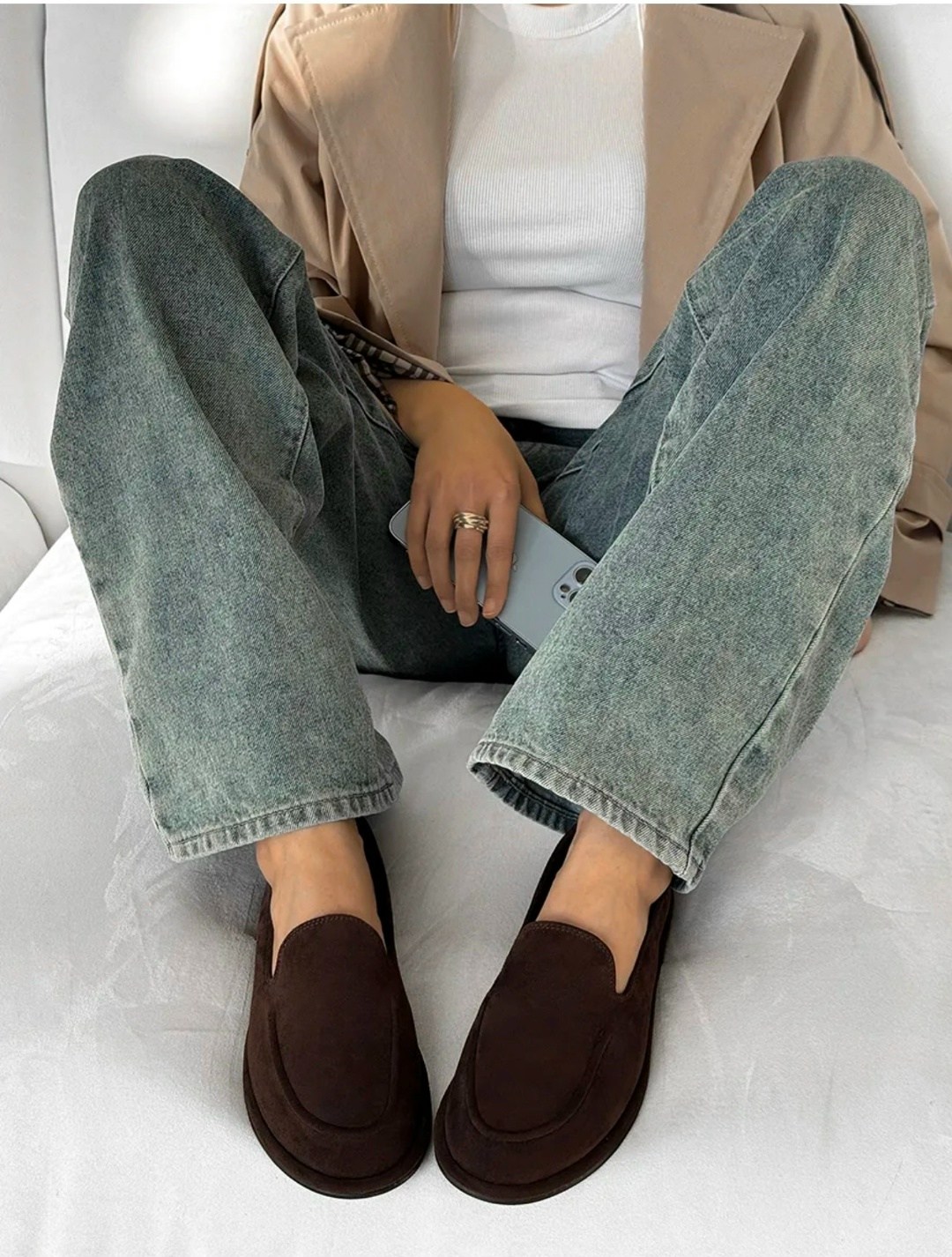 туфли лоферы premium качества натуральная замша,туфли лоферы замшевые на плоской подошве,лоферы замшевые,лоферы замш,лоферы из натуральной замши saivuil