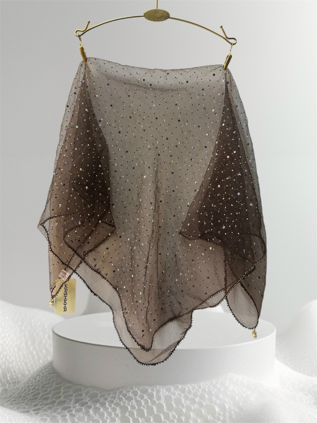 ткань с блестками,женский палантин,блестящий палантин,шелковый шарф,шарф женские