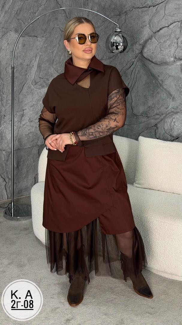 платье накидка,костюм женский,костюм к5-5307/3,платье,шифоновое платье