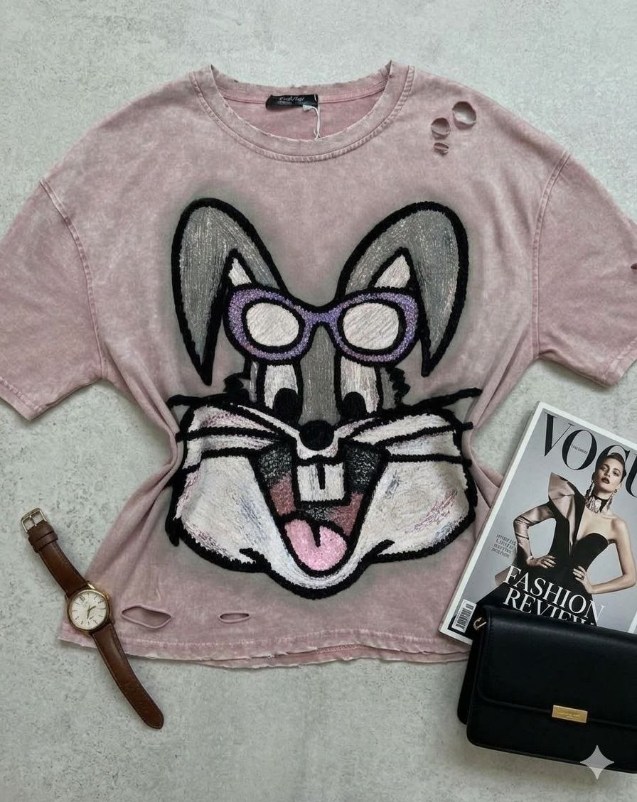 футболка женская варенка оверсайз кролик роджер,женская футболка,футболочка в стиле оверсайз,футболки оверсайз с принтами,футболки женские модные