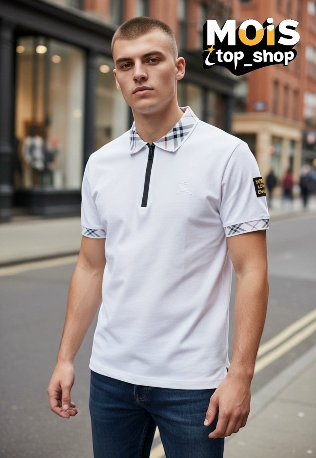 мужская мода,поло белая,мужская футболка поло,поло burberry,поло