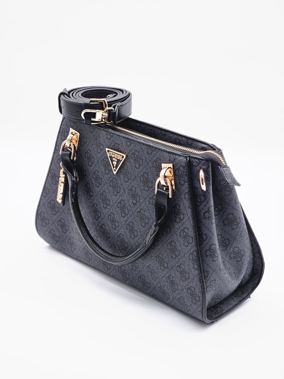 сумка женская guess hwebg876706 темно-серая,сумка-тоут guess erica 2 серый,сумка guess,женская сумка guess,женская черная сумка guess hwvg77.44210