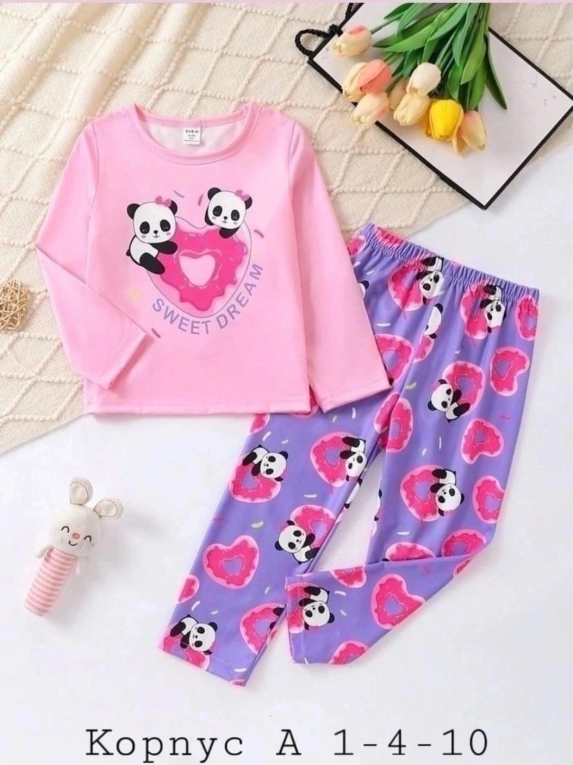 пижама для девочек,пижама с пандами,пижама детская,пижамы с пандами carters,пижама детская панды