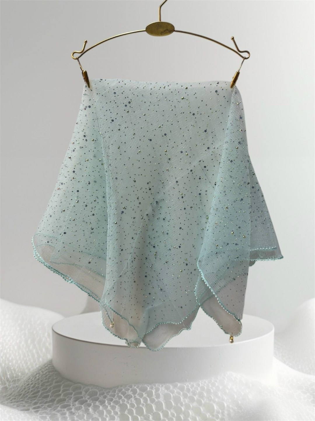 ткань с блестками,женский палантин,блестящий палантин,шелковый шарф,шарф женские