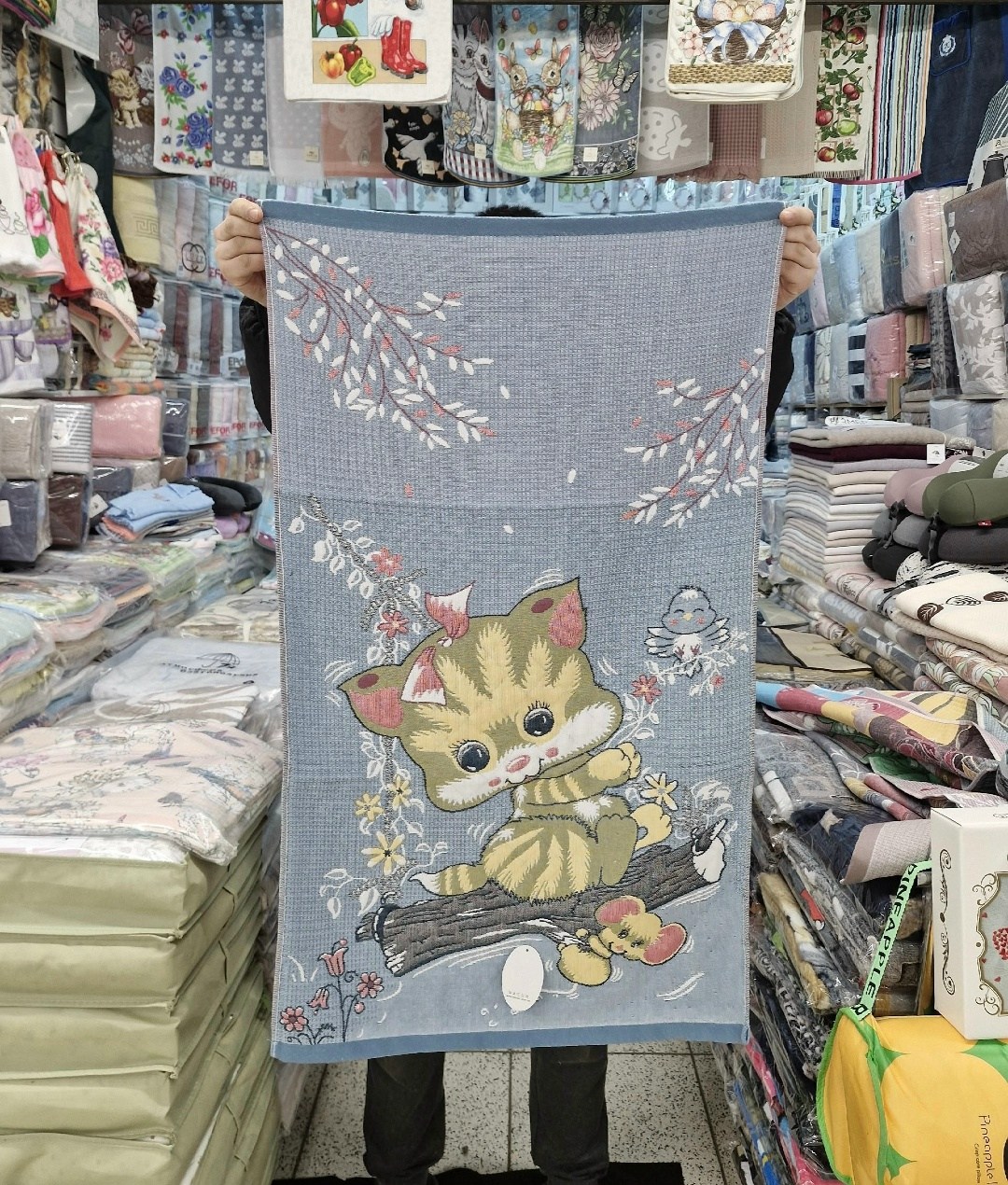 полотенце "милые котята" тканное стеганое 25*50 см хлопок 100%,полотенце "милые котята" тканное стеганое 35*75 см. хлопок 100%,полотенце лен друзья 50*90 арт.2205234,полотенце стеганое с кошками,полот