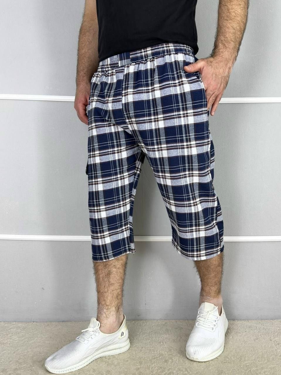 бриджи мужские летние,бриджи мужские,шорты мужские,шорты в клетку мужские,бриджи шорты