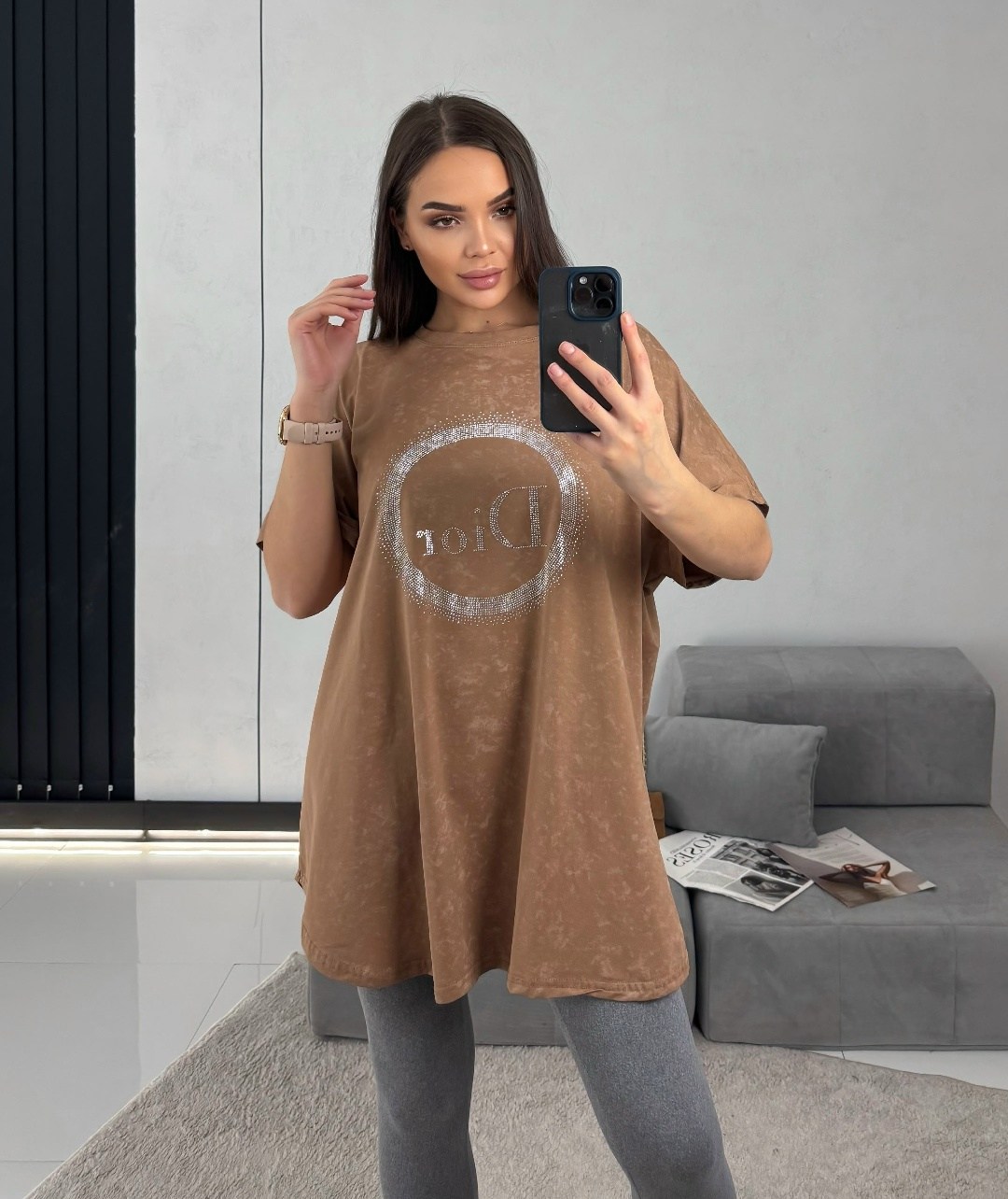 оверсайз футболка варенка со стразами emi style,оверсайз футболка,женская футболка оверсайз,футболки женская,футболка оверсайз варенка