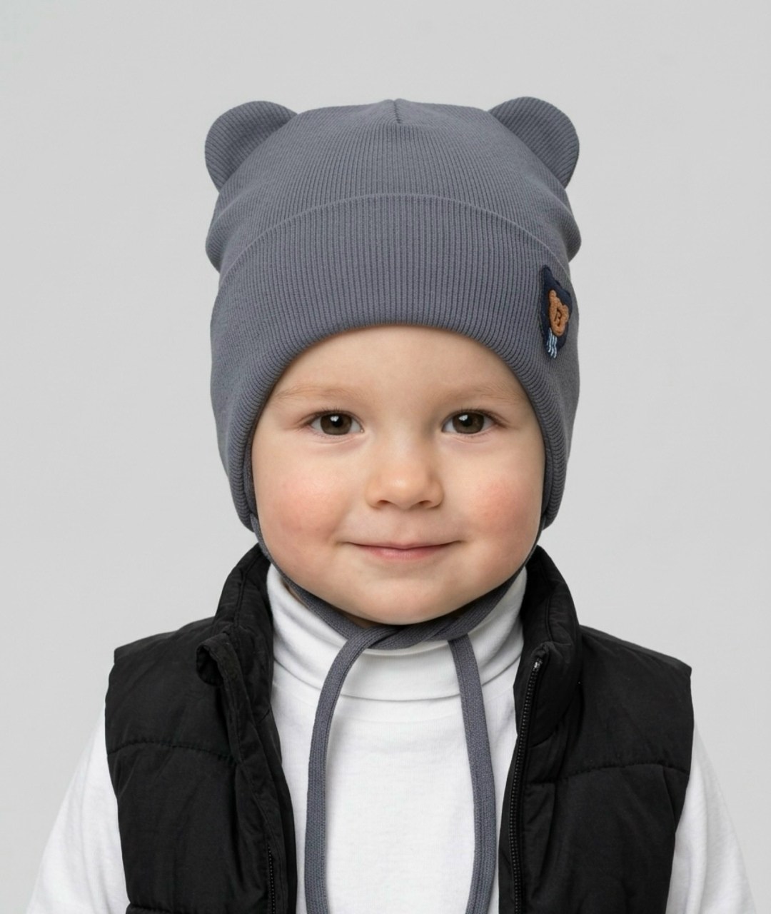 шапочка для мальчика,шапка с завязками для мальчика,шапка детская,шапка для мальчика,шапка детская для мальчика