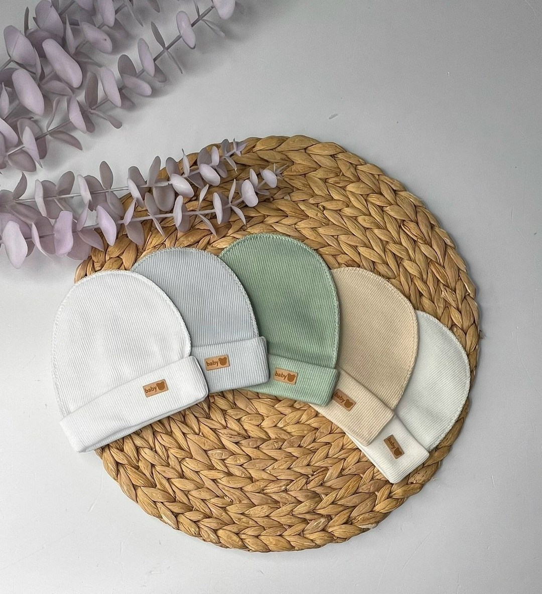 шапочка для новорожденного,комплект шапочек для новорожденного,шапка для новорожденного,шапочка для малыша,чепчик для новорожденного