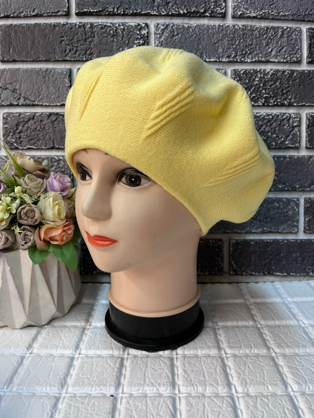 берет женский,шапка для женщин,шапка женская,берет двойной,берет демисезонный