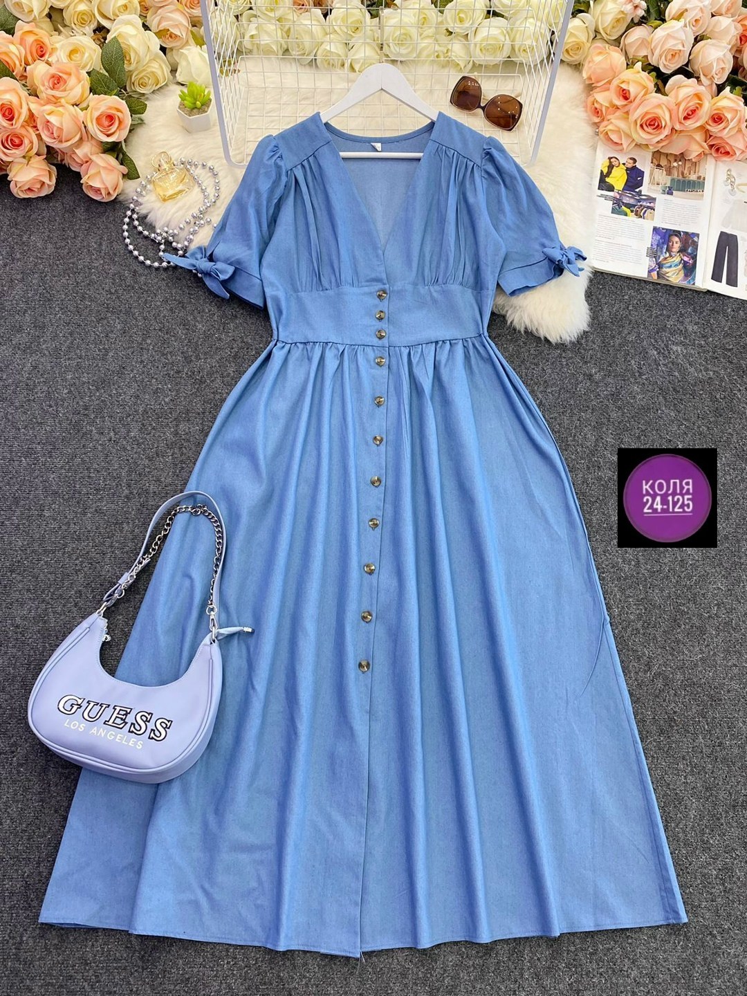 женское однотонное джинсовое платье,женское джинсовое платье,джинсовое платье,платье джинс,джинсовое платье сарафан миди style spark