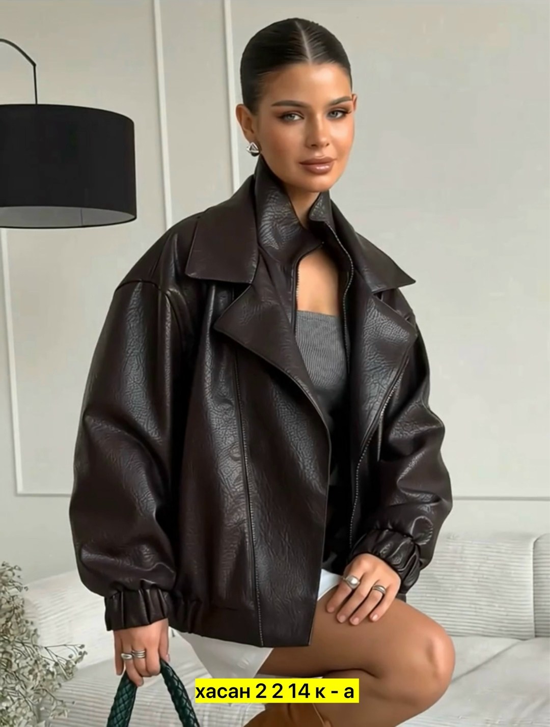 женская кожаная куртка,косуха куртка кожаная оверсайз демисезонная удлиненная mayberry,куртка женская демисезонная y2k кожаная,кожаная куртка,женская куртка из искусственной кожи