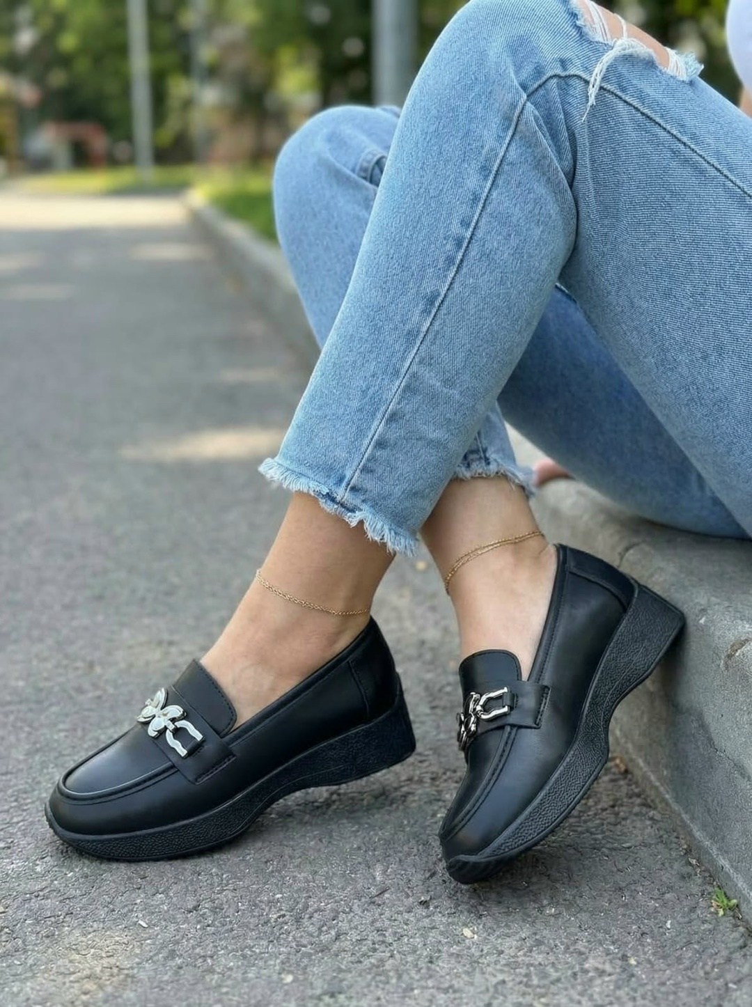 ,лоферы женские, женская, повседневные,стильные туфли