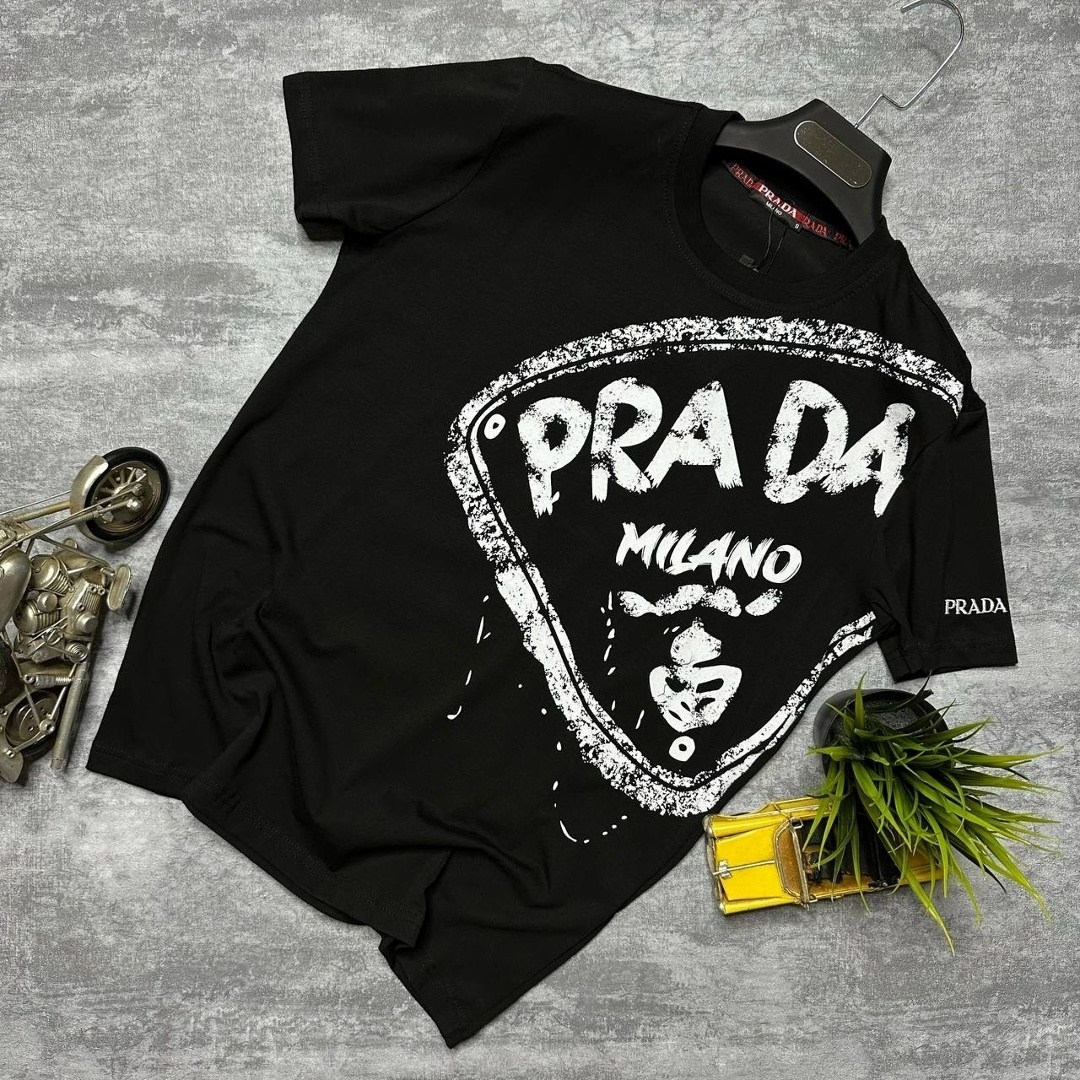 футболки мужские,футболки мужские стильные,футболка,футболка prada milano мужская
