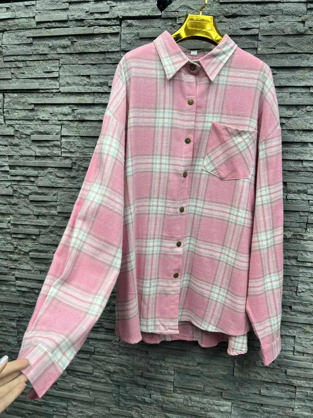 рубашка в клетку,engineered garments фланелевая рубашка в клетку оранжевый,рубашка женская в клетку,клетчатая рубашка,engineered garments фланелевая рубашка в клетку