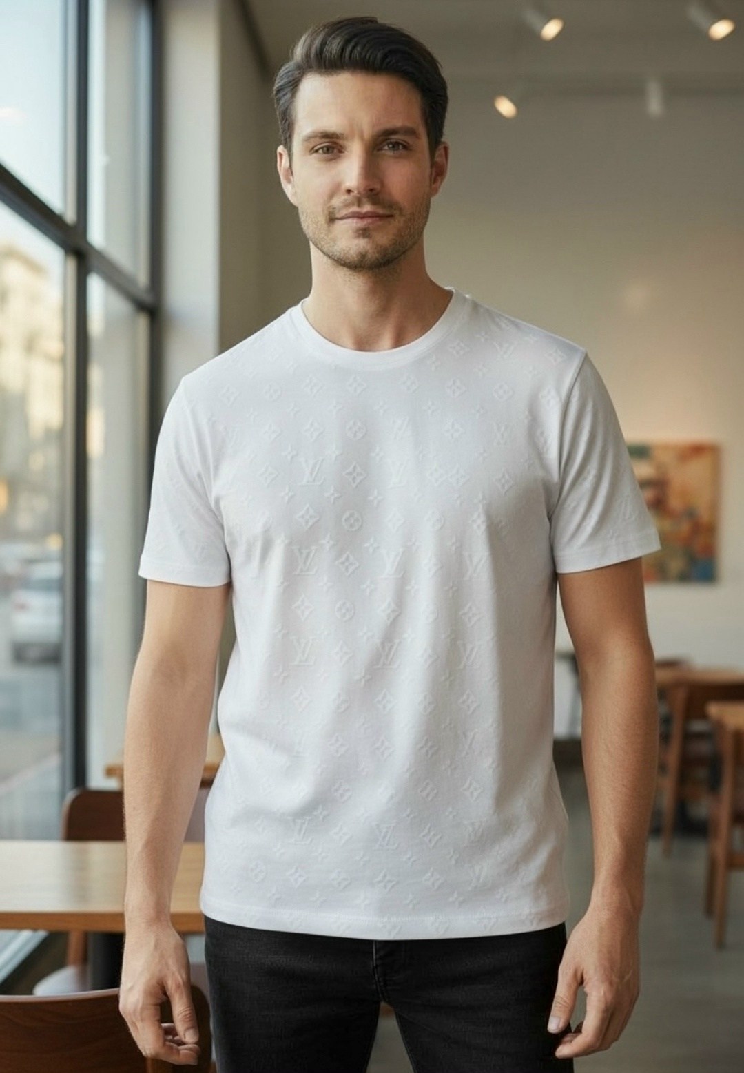 белая футболка мужская,мужская футболка,универсальные футболки,стильная футболка,футболки базовая