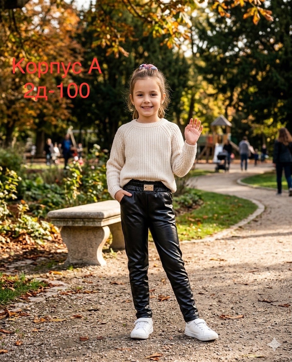 брюки для девочек под кожу d&h 173017385,кожаные брюки детские,кожаные брюки для девочки,кожаные штаны для девочки,брюки из экокожи для девочки