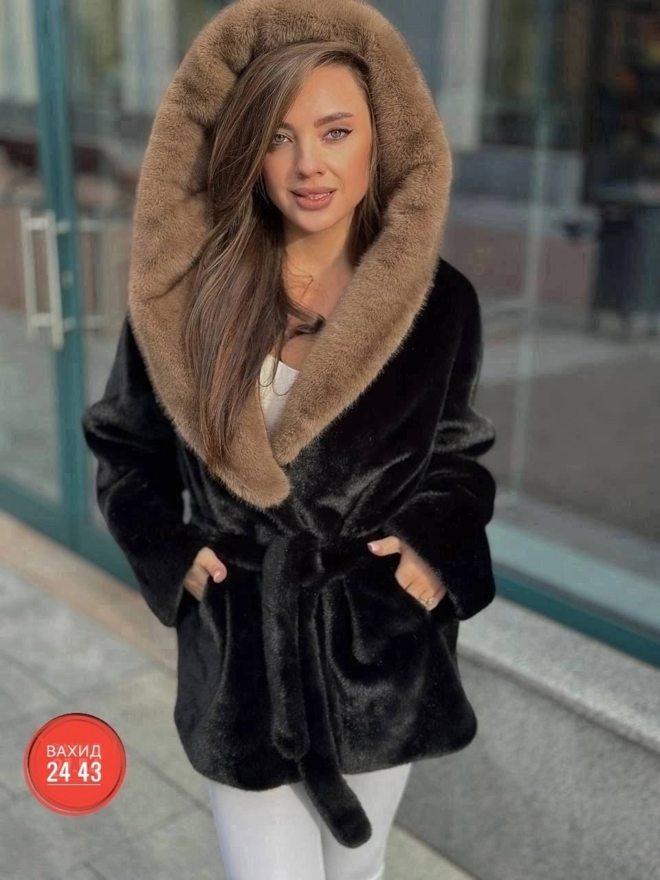 шуба из эко меха,норковая шуба,шубка,шуба искусственная с капюшоном оверсайз из экомеха,шуба