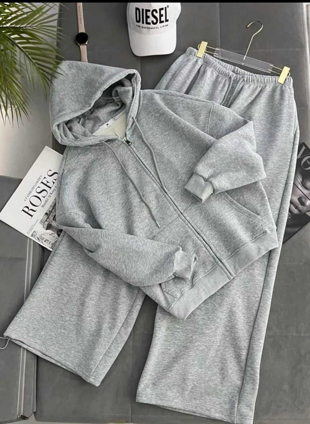 костюм спортивный,костюм оверсайз,костюм женский,костюм базовый костюм оверсайз зип худи и штаны палаццо,cпортивный костюм оверсайз