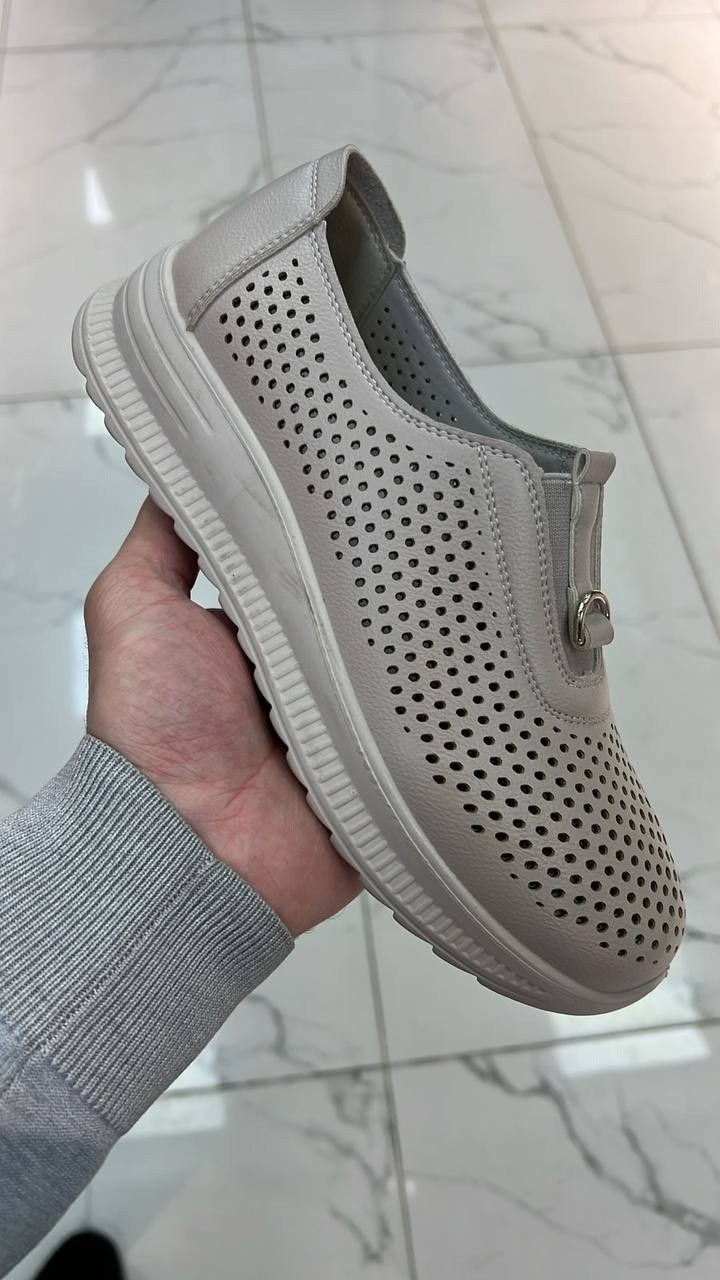, женская,туфли женские,мокасины с перфорацией,обуви