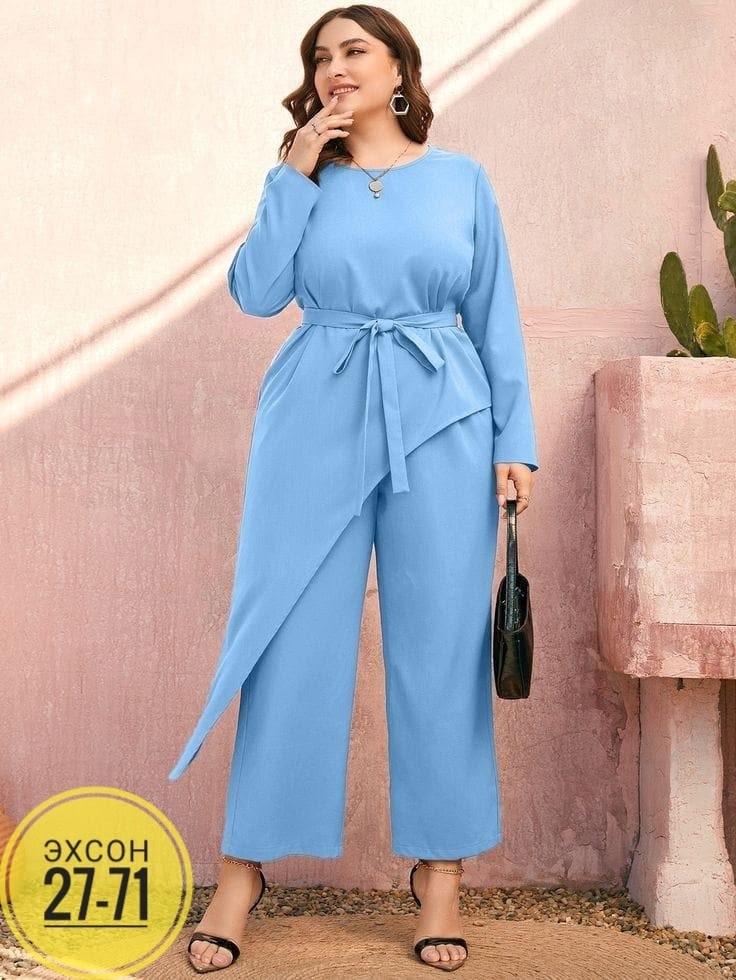 брючный костюм,брючный женский костюм,брючный комплект,костюм брючный голубой,брючные костюмы для полных женщин