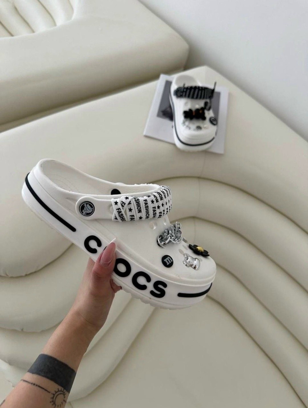 , женская ,модные сабо,crocs женские,модные кроксы на высокой подошве