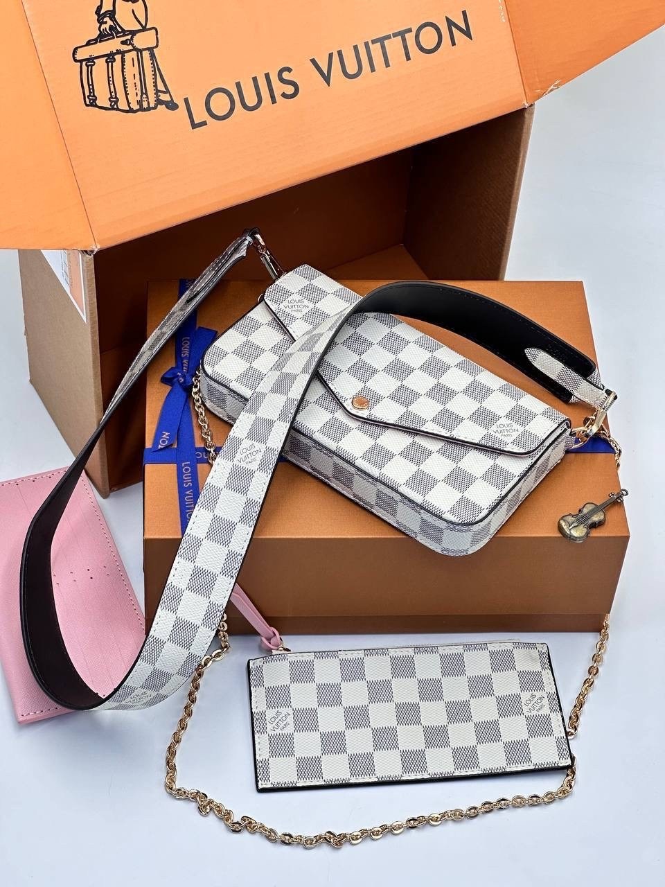 клатч луи виттон белая,сумка louis vuitton felicie,клатч женский луи виттон,сумка-клатч louis vuitton pochette felicie,cумка louis vuitton