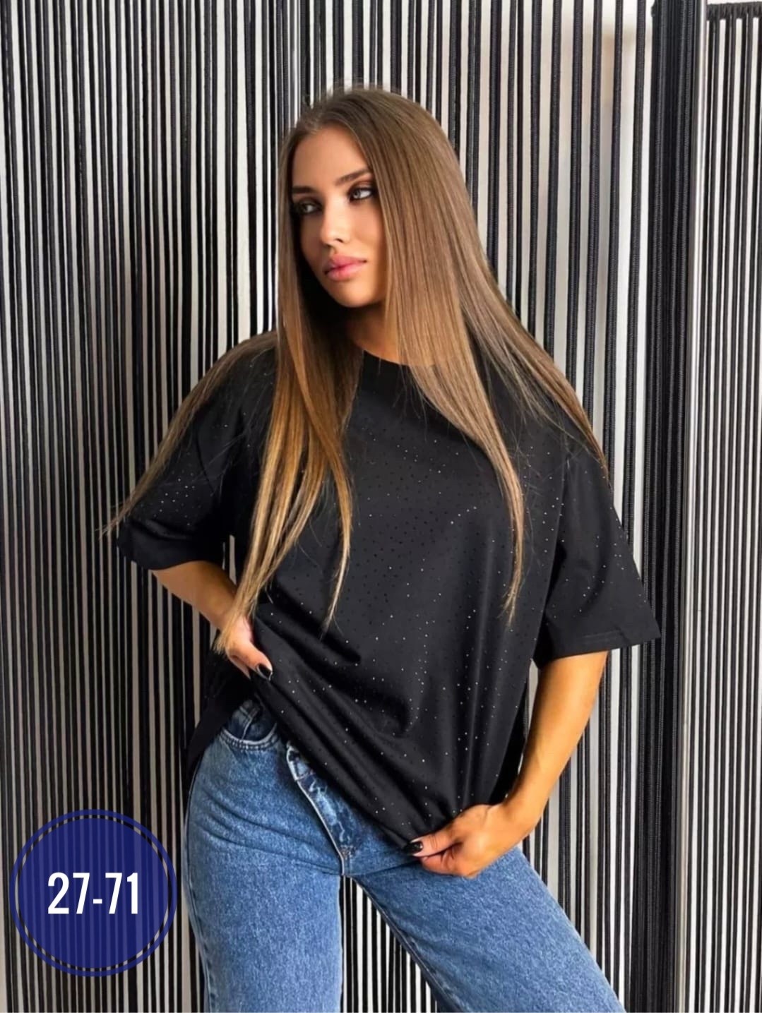 футболка оверсайз со стразами камнями anna viaro,футболка из хлопка оверсайз со стразами,футболка женская оверсайз со стразами,футболка со стразами женская,женская футболка