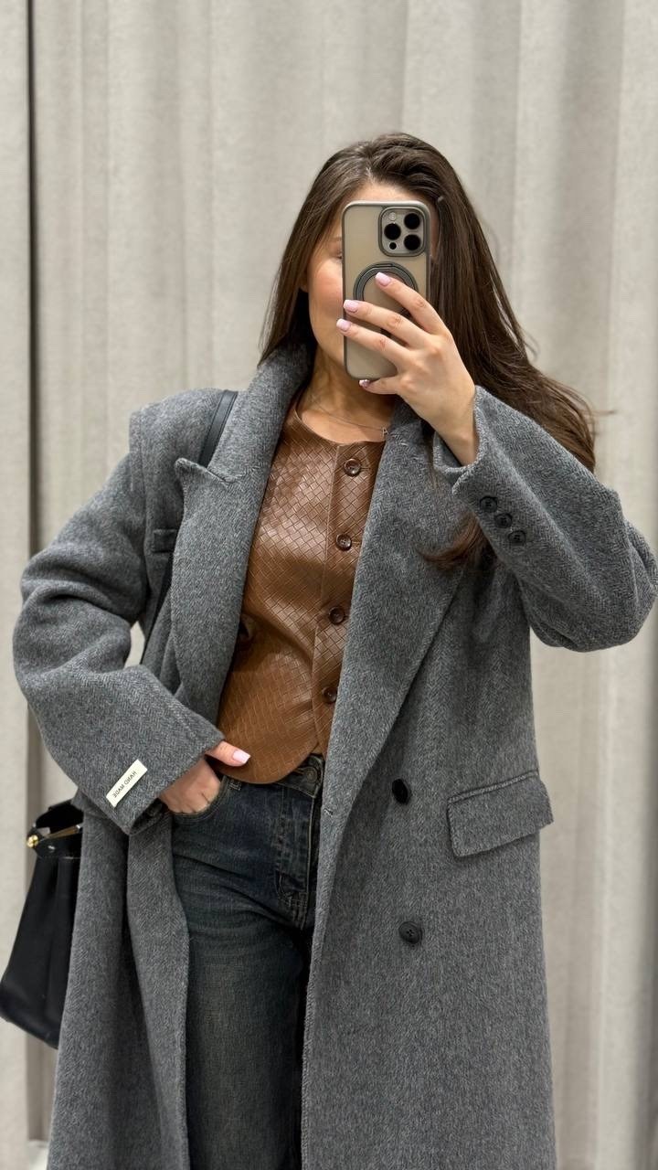 серое пальто,длинное пальто,пальто,пальто серого цвета