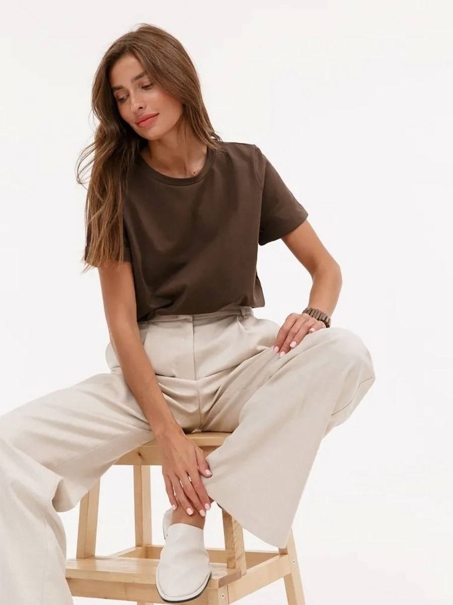 футболки женская,футболки женская оверсайз,базовая хлопковая футболка,одежда женская,базовая футболка женская