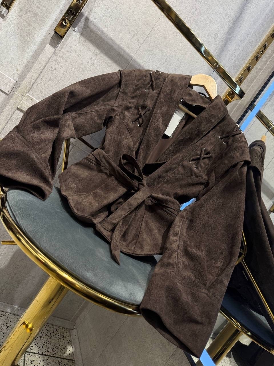 замшевая куртка,куртка замшевая жакет премиум x'zotic,куртка замшевая женская,замшевая куртка с поясом,куртка из замши