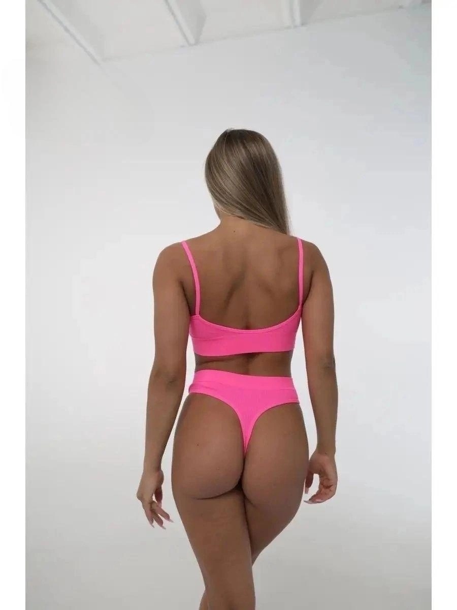 женское нижнее бельё,женское нательное бельё ню,нижнее бельё,комплект нижнего белья,комплект бесшовного нижнего белья топ и стринги