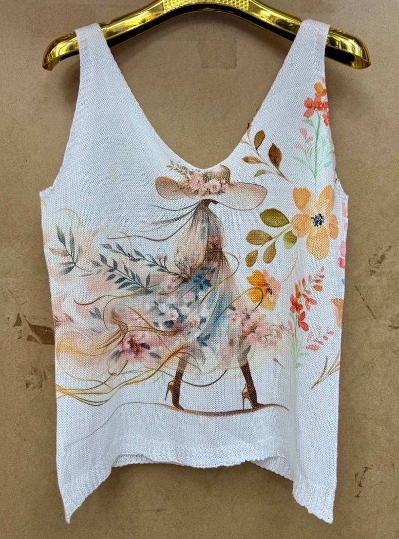 летняя мода,майка с принтом,женская майка,одежда с принт