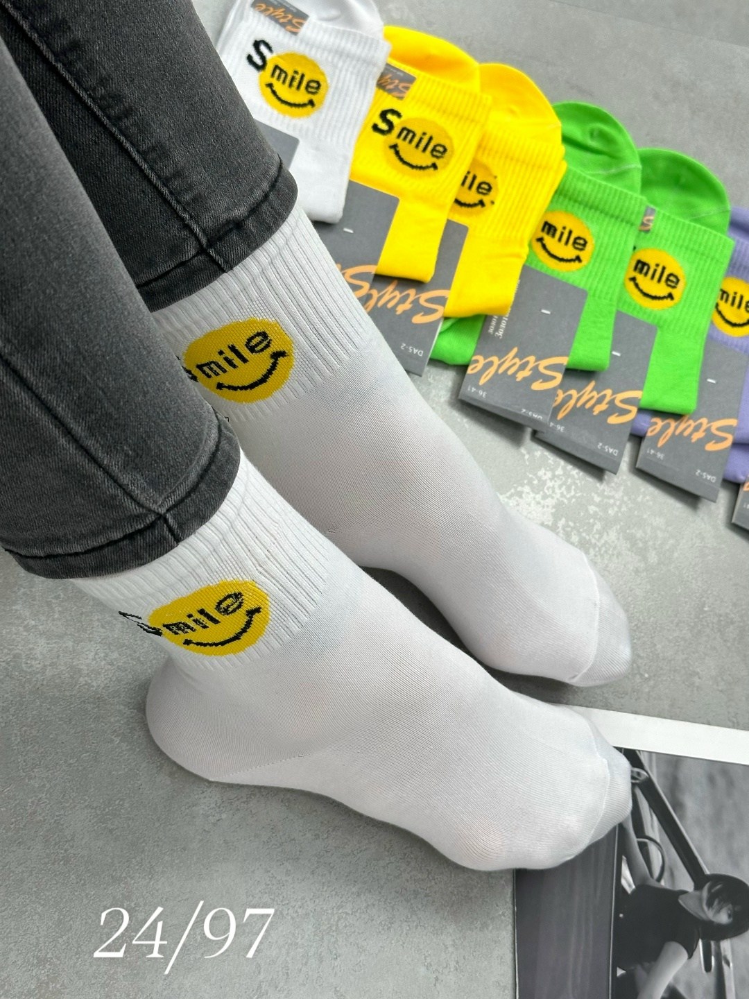 женские носки,носки,носочки со смайликами,модные носки,носки хлопковые