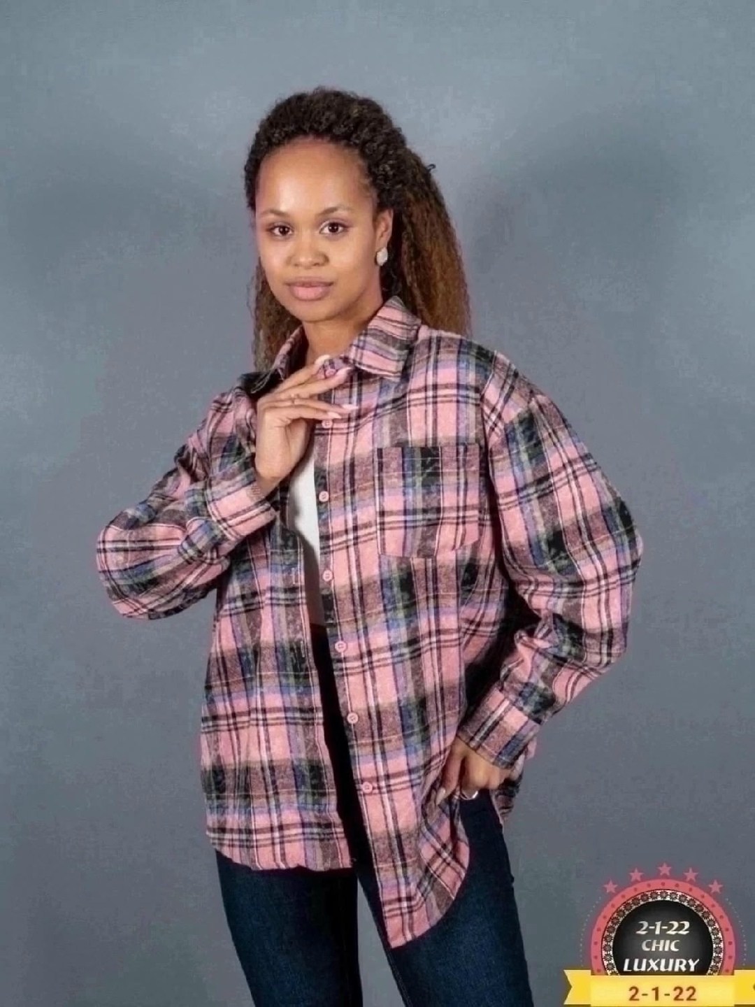 женская рубашка,женская рубашка из хлопка,женская рубашка в клетку оверсайз,рубашка хлопок,рубашка в клетку свободного кроя