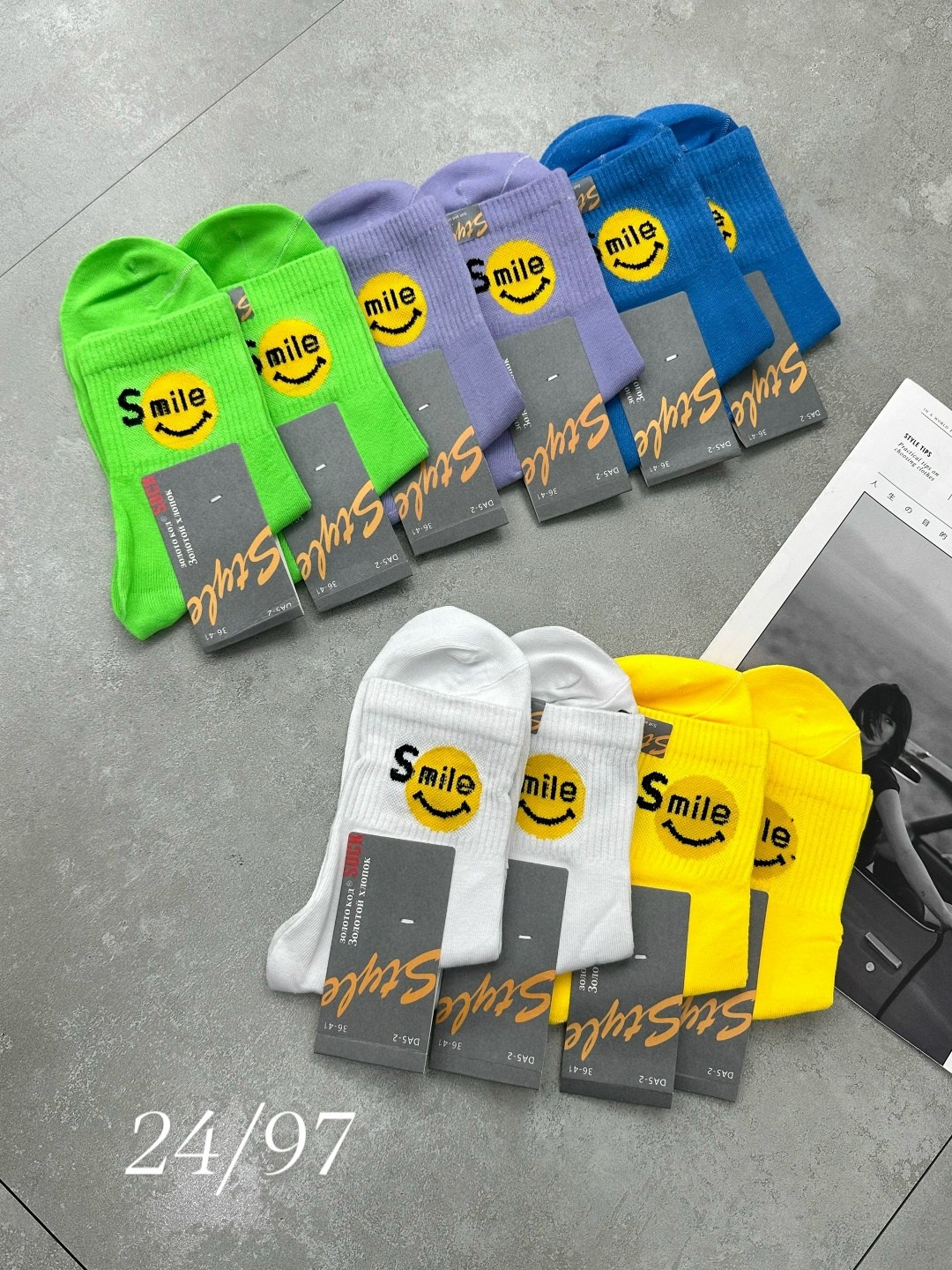 женские носки,носки,носочки со смайликами,модные носки,носки хлопковые