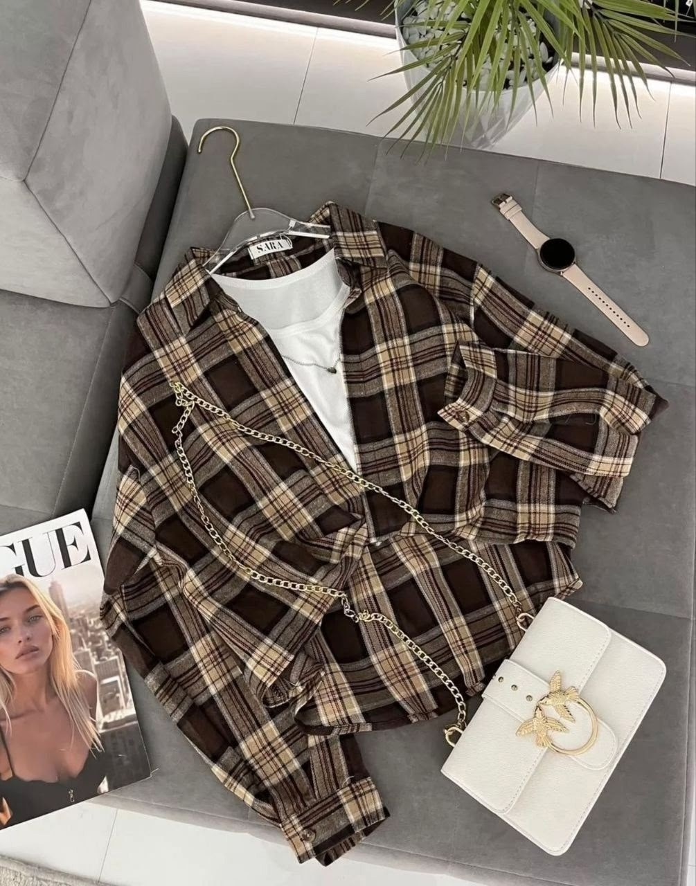 рубашка женская,женская рубашка в клетку,рубашка в клетку с майкой beststyle,рубашка в клетку,рубашка