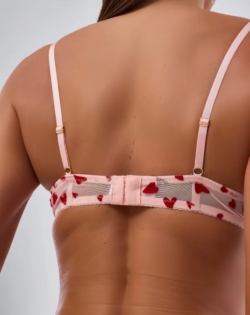 комплект женского нижнего белья с сердечками,комплект нижнего белья женский,нижнее белье женское с сердечками,комплект нижнего белья,комплект белья