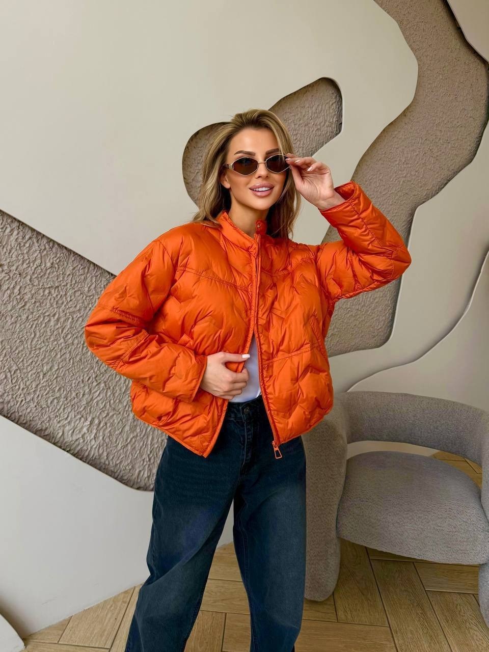куртка женская,оранжевая куртка,демисезонная куртка,модная оранжевая куртка,женская куртка демисезонная
