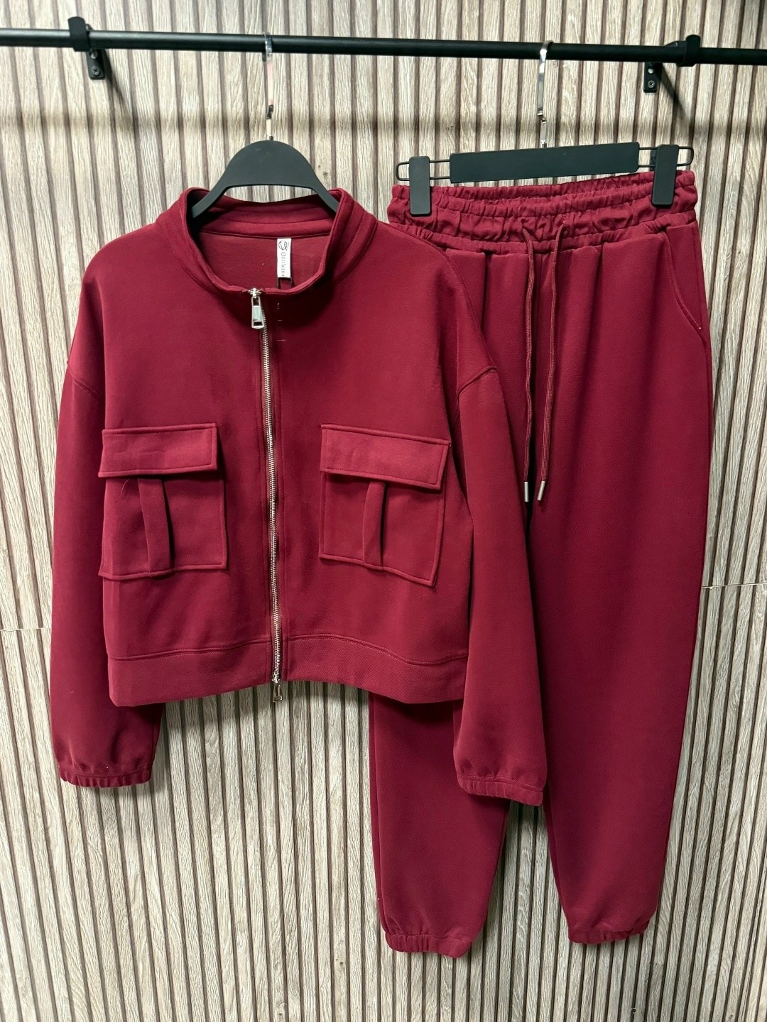 костюм женский,костюм худи,спортивный костюм f3101-12-01 вишня go wear,толстовка женская,женский костюм из футера