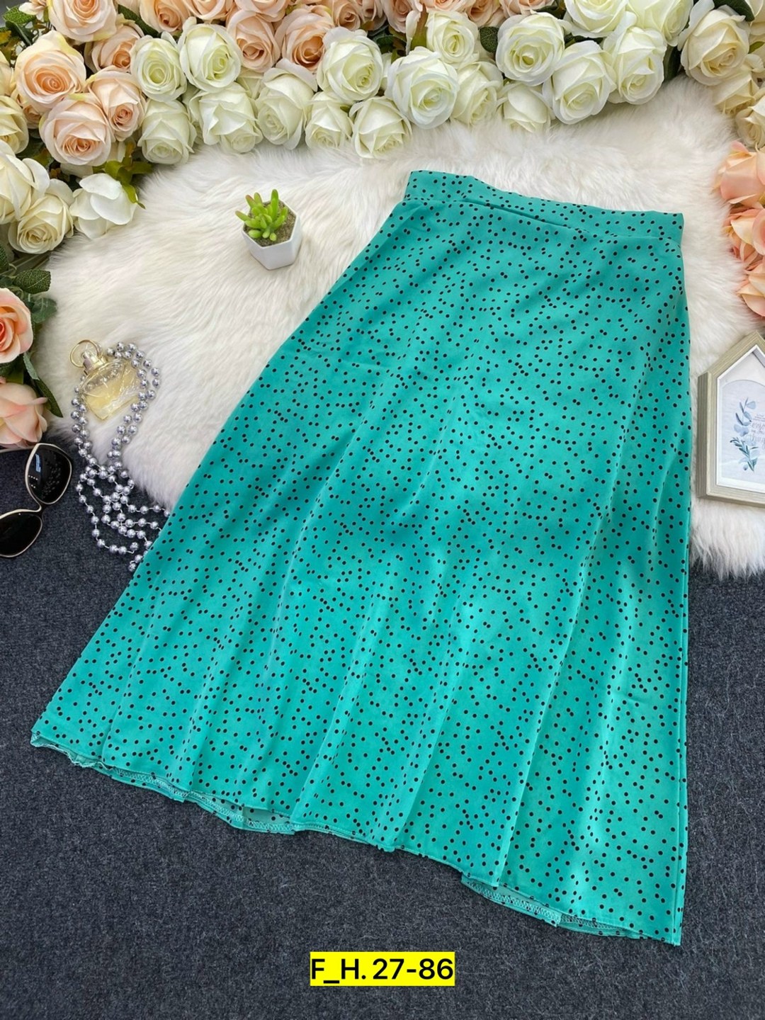 юбка,юбка женская,юбка средней длины,юбка женская длинная,юбка в горошек