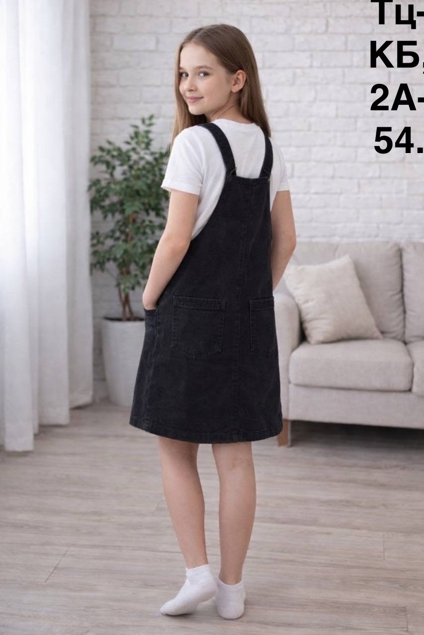 сарафан для девочки джинсовый,сарафан джинсовый,черный джинсовый сарафан,сарафан черный,джинсовый сарафан модис