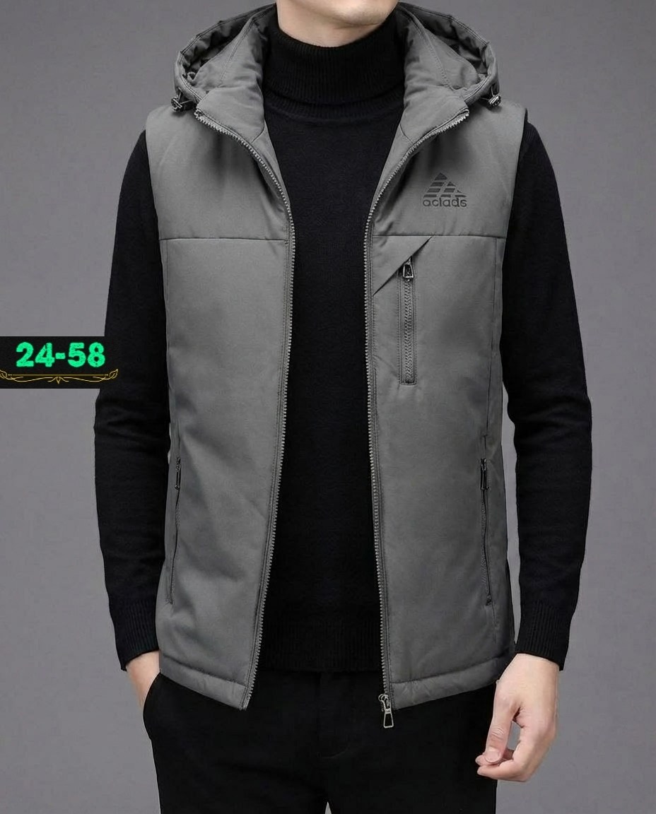 мужская жилетка,жилет мужской,жилет с капюшоном,теплый жилет,жилетка теплая мужская без воротника