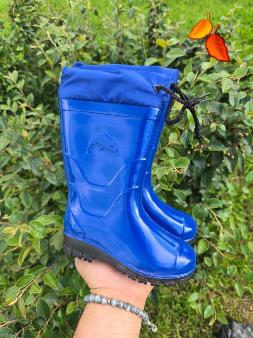 резиновые сапоги,сапоги резиновые нордман синие детские,детские резиновые сапоги,резиновые сапоги нордман детские с утеплителем,