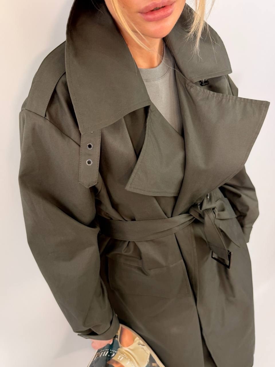 плащ тренч длинный,плащ тренч,женские плащи,тренч длинный демисезонный плащ thecove 208445411,тренч оверсайз