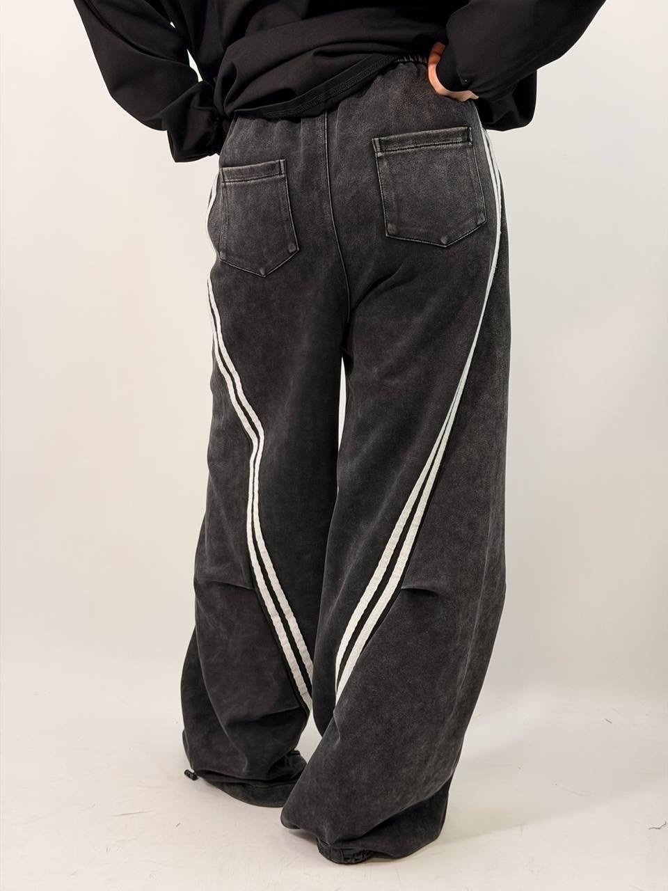 спортивные брюки унисекс off street k2472 серые m,унисекс черные полосатые широкие спортивные брюки в стиле ретро,брюки широкие,спортивные брюки унисекс off street k2473 черные l,спортивные брюки