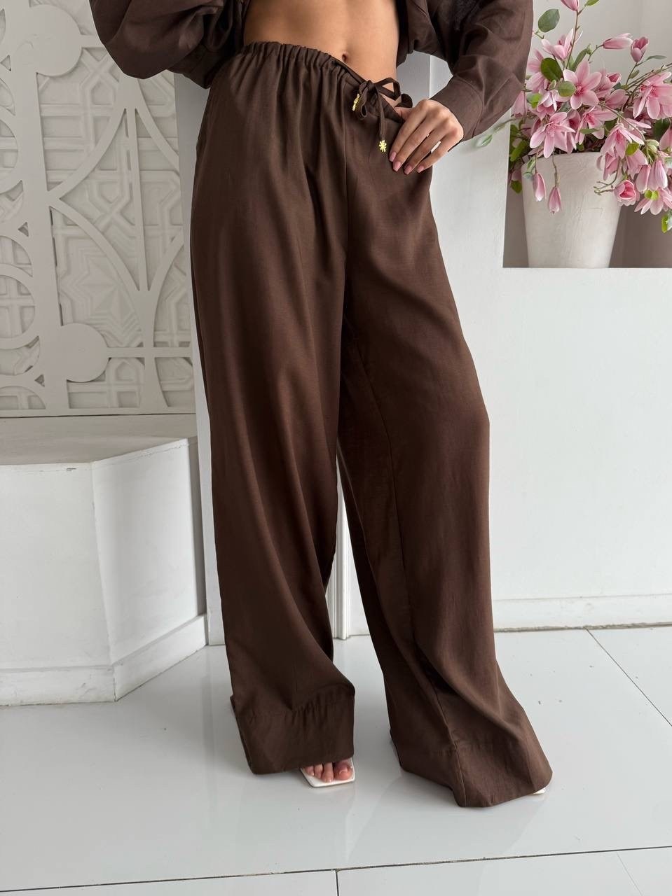 брюки классические,брюки палаццо,широкие брюки,брючный комплект,женские брюки палаццо