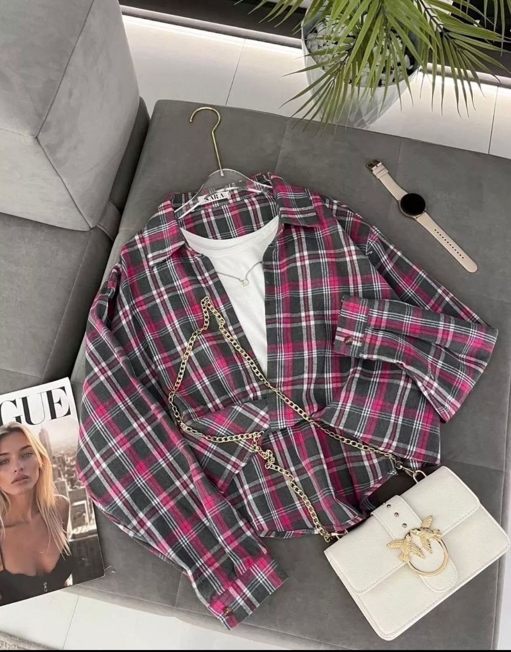 рубашка женская,женская рубашка в клетку,рубашка в клетку с майкой beststyle,рубашка в клетку,рубашка