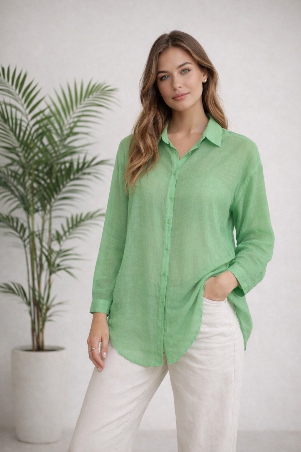 рубашка женская,рубашка женская льняная,льняная рубашка,рубашка бирюзовый,блузка голубая