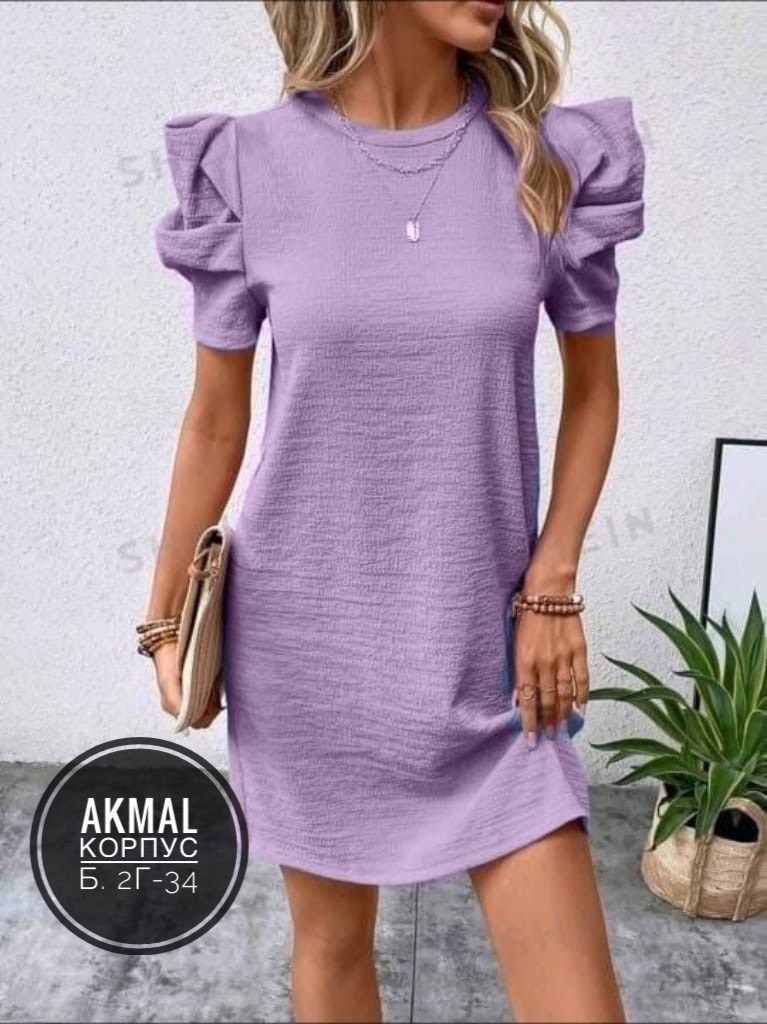 женское платье с короткими рукавами,модное однотонное платье,платья,платье короткие,летнее женское платье